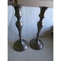 Candlesticks - Vintage Metal - Set of 2 - Heigh...
