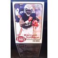 KERRYON JOHNSON 2018 SAGE HIT ROOKIE FOOTBALL C...