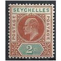 Seychelles 1906 SG60 2c Chestnut & Green Mounte...
