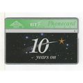 PHONE CARD - BT - 10 YEARS ON - 100 UNITS