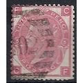 1868 SG103 3d Rose Plate 5 Good/Fine Used Check...