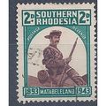 Southern Rhodesia KGVI 1943 2d Matabeland 50th ...