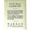 warren petroleum company 1928 natural gasoline ...