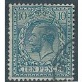 1924 SG428 10d Turquoise-Blue Wmk Block Cypher ...