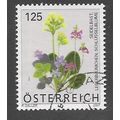 AUT 2007 125c 'FLORA DEFINITIVES ' FINE USED (E...