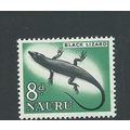 nauru stamps mnh sg60 black lizard sg 60