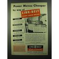 1950 Link-Belt Silent Chain Drives Ad - Power M...