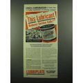 1950 Lubriplate Lubricant Ad - Lynch Corporation