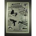 1987 Arrow Ad - ETN-50 Electro-Matic Staple Gun, T-50XP Xpando System
