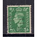 GB 1951 KGV1 1 1/2d Pale Green used stamp SG 50...