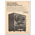 TEAC CORPORATION AMERICA 1968 Model A-4010S ree...