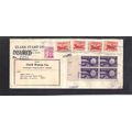 Cover Multiple Stamps/9 CV01444
