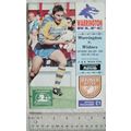 1992 programme Warrington v. Widnes, 26/12