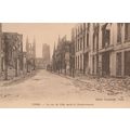 Ypres La Rue De Lille Apres Le Bombardement WW1...