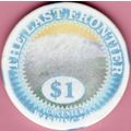 Last Frontier. $1 Casino Chip. La Center, WA. I63.