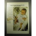 1972 Carter's Layette Ad - People will notice Mom's eyes, Dad's smile