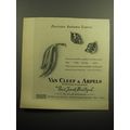 1958 Van Cleef & Arpels Jewelry Ad - Parisian Autumn Leaves