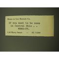 1959 WBNS-TV TV Station Advertisement - Memo to Leo Burnett Co.
