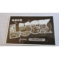 1950s real photo Postcard, Good Luck from Londo...
