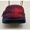 A Rare Vintage Coach Tartan Domed Small Mini Re...