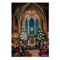 ADV713 - Sellmer Advent - Altar Church Scene - ...