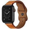 Double Hole Leather Watchband For Apple Watch S...