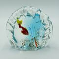 Murano Art Glass Aquarium Hand Blown Italy Pape...