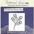 Tattered Lace. Christmas Rose Hips Die. Die Cut...