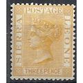 Sierra Leone 1889 SG32 3d Yellow Mounted Mint ...