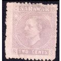 1875 Sarawak Sg3 2c Mauve/lilac mounted mint (G21)