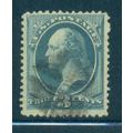 Used 184 3c George Washington Just Clears M00436