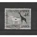 SouthWestAfrica.SG157 4d "White Elephant&Giraff...