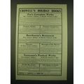 1902 Thomas Y. Crowell & Co. Ad - Crowell's Hol...