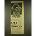 1963 Catholic Enquiry Centre London Ad - Christ...