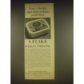 1963 Balkan Sobranie Flake Ad - Now.. For the pipe man seeking perfection