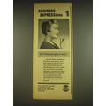 1963 South Wales Pullman Western Region British Railways Ad - So I booked you