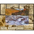 New Hampshire Laser Engraved Wood Picture Frame...