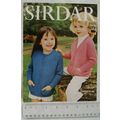 Vintage: Sirdar 4125 raglan cardigans, 4 ply, 2...