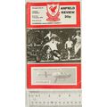 1978 programme Liverpool v. Derby County