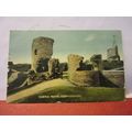 CASTLE RUINS, Aberystwyth used vintage postcard...