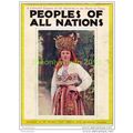 GIRL IN HEADDRESS & COSTUME, ESTONIA, BOOK ILLU...