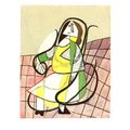 Pablo Picasso Woman In A Rocking Chair Painting...