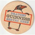 BEER MAT - GUINNESS (DUBLIN) - DRAUGHT GUINNESS...