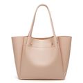 Women's Soft Faux Leather Tote Bag Purse Handba...