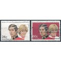Royal Wedding - Australia 1981 - FH - SG 821/2