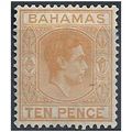 Bahamas 1946 SG154c 10d Yellow-Orange Mounted.Mint