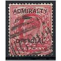 1903 O102 1d Scarlet Admiralty Official Good+ U...