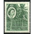 North Borneo 1954 - SG374 - 3c green - Coconut ...