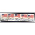 1891 18c U.S. Flag Very Fine MNH SG PNC 1/5 Z5210