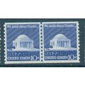 1520 10c Jefferson Memorial Almost Very Fine MN...